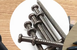 Common Steel Scaffold Construction Nails